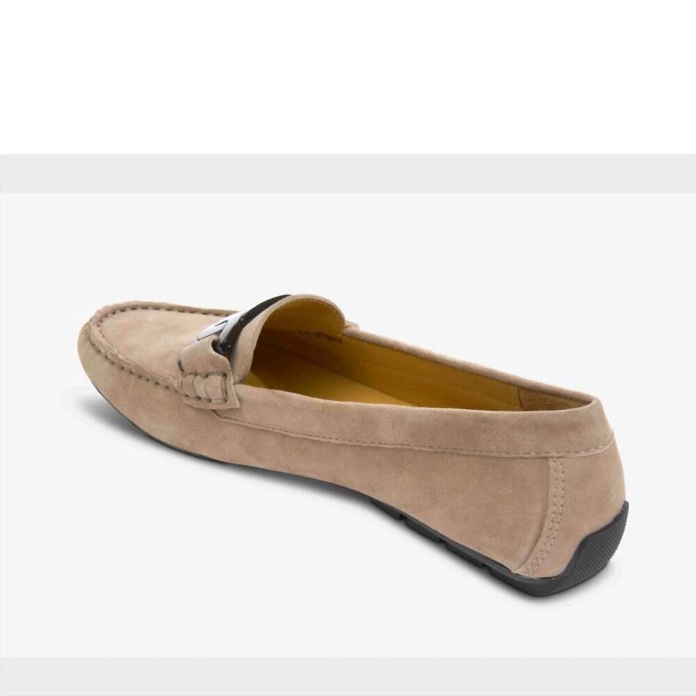 NEW VANELI women's aiker moccasin in taupe suede - Picture 4 of 4